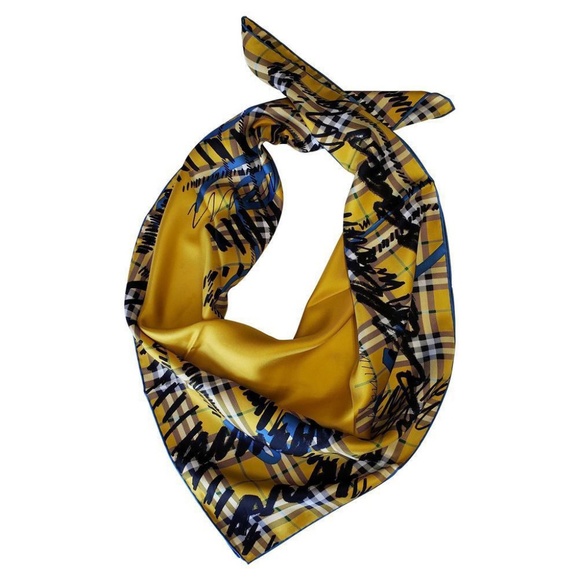 burberry scribble scarf